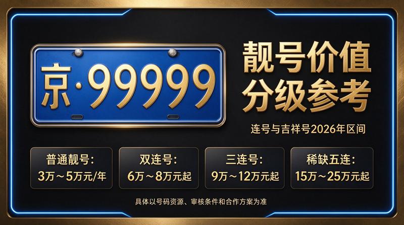 2026年京牌租赁指标车展示